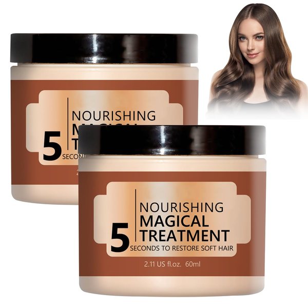 Niaoyun OUHOE Nourishing Magical Treatment - OUHOE Magical Hair Mask, Karasell Collagen Hair Mask, Deep Conditioner for Dry Damaged Hair (2Pcs)