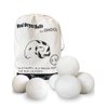 OHOCO Wool Dryer Balls 6 Pack XL, Organic Natural Wool for Laundry, Fabric Softening - Anti Static, Baby Safe, No Lint, Odorless and Reusable White