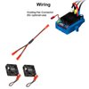 6PCS JST Plug Splitter JST Male Female Y Cable JST Y Parallel Adapter Harness JST to JR Adapter for Traxxas TRX-4 RC Car Crawler Truck Cooling Fan ESC Battery Motor