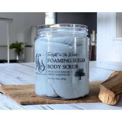 Twilight in the Woods Foaming Sugar Scrub | Whipped Body Scrub | Cleansing Scrub | Unisex Body Scrub| Men's Body Scrub | Exfoliation