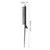 Hair Combs, Professional Salon Hair Clip Highlights Comb, Rat Tail Teasing Clip Comb, Straightening Hair Comb for Knotty Hair Unkempt Hair, Hair Coloring Styling Tools (Black)