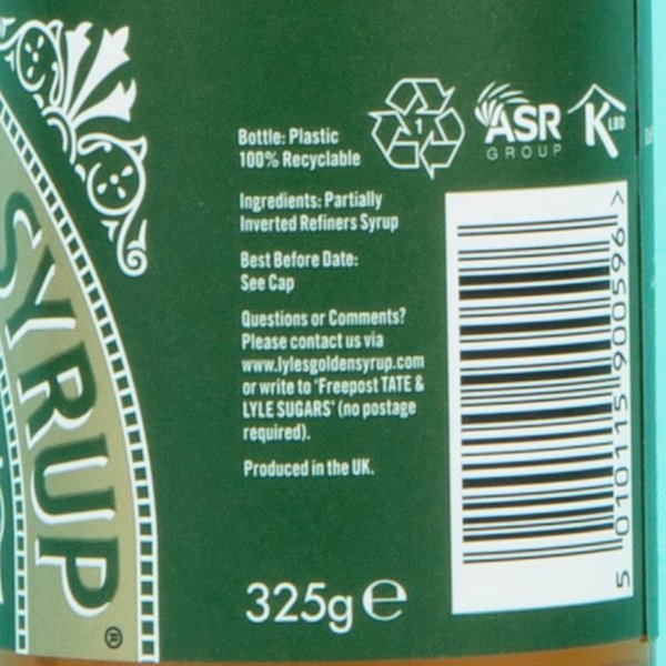 Lyle's Golden Syrup, Original, 325ml