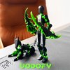 T13 (Assembly Completed) T13 Action Figure Set, 3D Printed Toys Robo 13 Action Figure Dummy 13 Titan 13 Action Figure Nova 13 Stick Titan Action Figure (Black + Green)