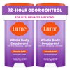Lume Whole Body Deodorant - Smooth Solid Stick - 72 Hour Odor Control - Aluminum Free, Baking Soda Free and Skin Safe - 2.6 Ounce (Pack of 2) (Lavender Sage)