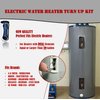 EWH-02 Electric Water Heater Tune-Up Kit, Water Heater Parts - Two 4500W 240V Heater Elements, Universal Upper Water Heater Thermostat, Lower Thermostat and Protective Covers. Fits Most brands