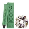 Igora Zero AMM Hair Color 5-00 Light Brown Natural Extra | No Ammonia Permanent Color Creme 2.1 oz and Goomee Scrunchie