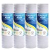 5 Micron 10"x2.5" Whole House String Wound Sediment Filter for Well Water, Replacement Cartridge for Universal 10 inch RO System, WP-5, Aqua-Pure AP110, CFS110, Culligan P5, WFPFC4002, CW-MF, 4Pack