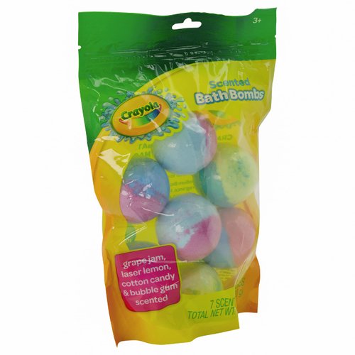 Crayola Colorful Scented Bath Bombs 7Ct