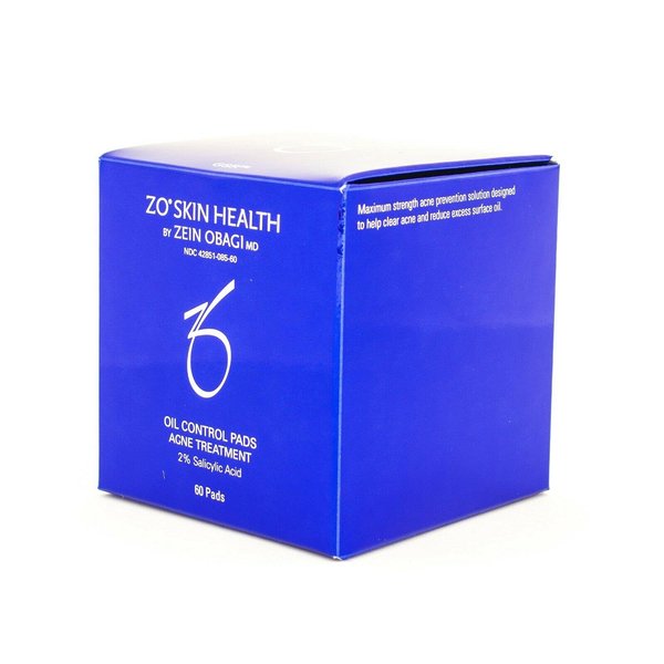 ZO Skin Health Oil Control Pads Acne Treatment, 2% Salicylic Acid- 60 pads formerly called"ZO MEDICAL Cebatrol"