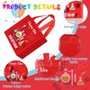 Sanwuta 24 Pcs Science Party Favor Bags Goodie Gift Treat Bag with Handles for Kids Students Party Supplies(Colorful Style)