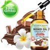 Botanical Beauty MONOI OIL Chocolate. Frangipani flowers in Coconut Oil with Chocolate aroma. 100% Natural 1 Fl.oz - 30 ml Pure for FACE, SKIN, BODY, HAIR, NAILS. Luxury Beauty Oil