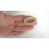 Small gold oval shaped crystal hair pin clip barrettes fine hair