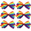 Gay Pride Day Rainbow Hair Bow Rainbow Hair Clips LGBTQ Hair Claws Rainbow Hair Pins for Kids Girls Candy Hair Accessories for Women Girls Rainbow Accessories for Party