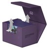 Ultimate Guard Sidewinder 100+, Deck Box for 100 Double-Sleeved TCG Cards, Purple, Magnetic Closure & Microfiber Inner Lining for Secure Storage