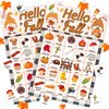 JUESMOS Fall Game Gnome Bingo Game Cards 24 Players Fall Bingo Game for Adults Autumn Harvest Fall Festival Party Games for School Classroom Family Activities Thanksgiving Party Favors Supplies
