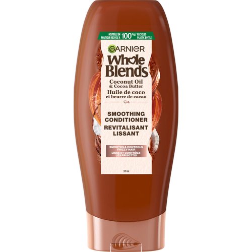 Garnier, Whole Blends Conditioner with Extracts Count, Coconut Oil & Cocoa Butter, Coconut Oil/Cocoa Butter, 12.5 Fl Oz