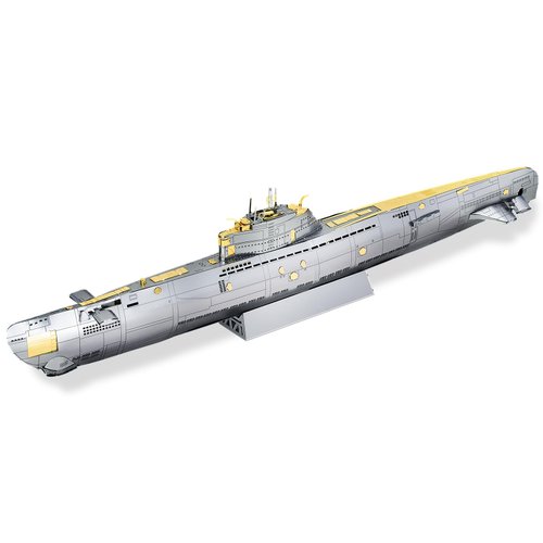 Piececool 3D Metal Puzzles for Adults, Military Submarine Metal Model Building Kits for Stress Relax, Great Christmas Birthday Gifts
