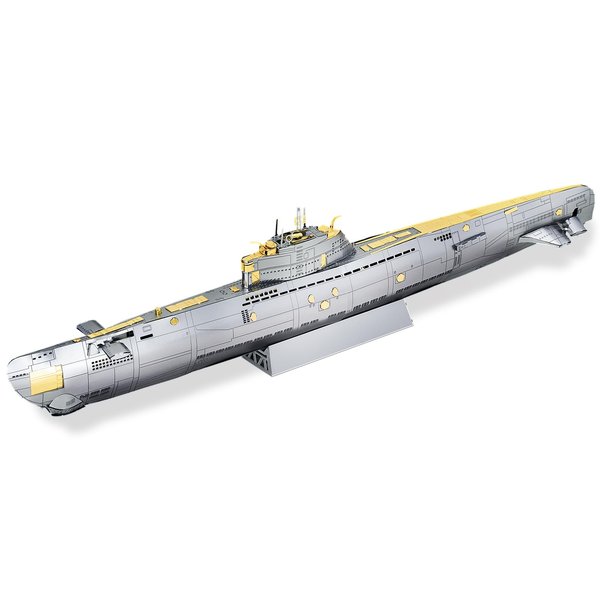 Piececool 3D Metal Puzzles for Adults, Military Submarine Metal Model Building Kits for Stress Relax, Great Christmas Birthday Gifts