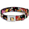 Buckle-Down Seatbelt Buckle Dog Collar - Alice's Encounters in Wonderland - 1" Wide - Fits 9-15" Neck - Small