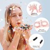 Atoden 21st Birthday Decorations Rose Gold 21 Year Old Birthday Headbands for Women Princess Tiara Crown 21st Birthday Gifts for Her