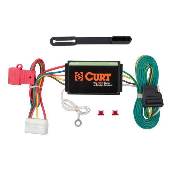 CURT 56192 Vehicle-Side Custom 4-Pin Trailer Wiring Harness, Fits Select Acura MDX , Black