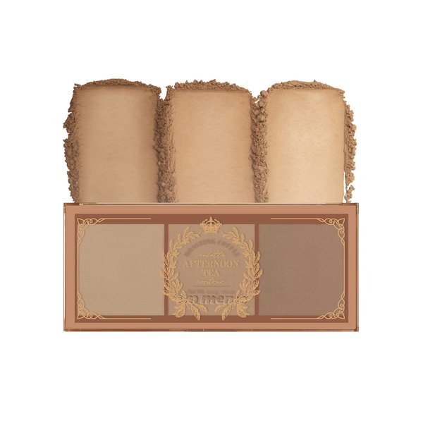 I'm Meme Palette - Afternoon Tea Contour | Roasting Coffee, Bronzer Palette for Face & Cheeks, Matte Powder Bronzer, Natural Makeup, Buildable Coverage, Light to Medium, For Warm Tone Skin, 0.4 Oz