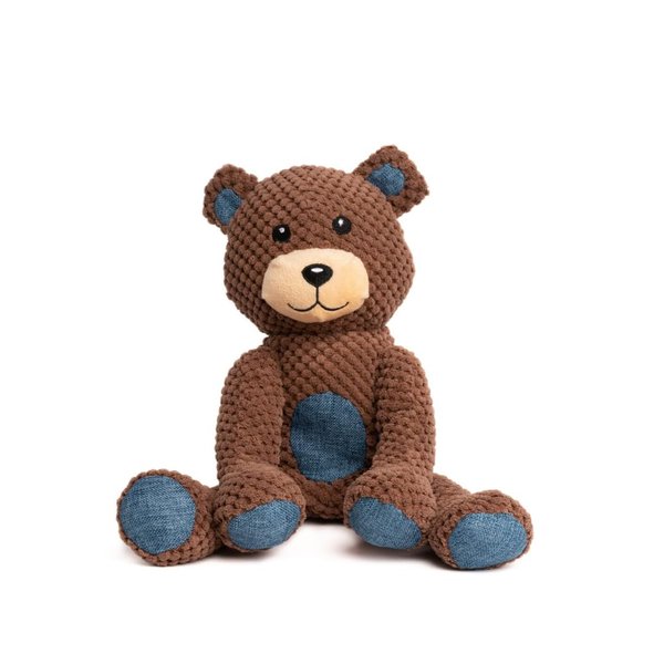 fabdog Floppies Plush Dog Toy - Cute & Durable Squeaky Dog Toys - Best Squeak Toy for Puppies and All Breeds | Ideal Pet Gift| Small Teddy Bear