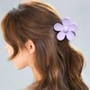 Hair Claw Clips Flower Shaped Plastic Jaw Clips Anti-scratch Smell-less Useful Hold Tightly For Women Girls Gifts