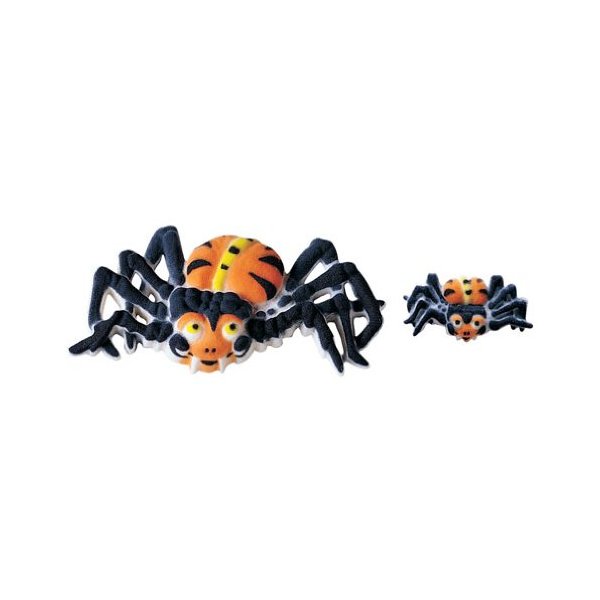 Item#37891 - Spider Molded Sugar Cake/Cupcake Decorations - 12 ct
