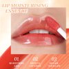 4 Colors Fat Lip Oil Drip,Lip Oil Lip Glaze Hydrating Lip Glow Oil Big Brush Head Moisturizing Lip Gloss,Shiny Transparent Lip Gloss Plumping,Clear Tint Shiny and Vegan,Moisturizing Non-Sticky (SET B)