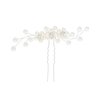 Coxiva Pearl Bride Hair Accessories Wedding Hair Pins Rhinestone Hair Piece for Women