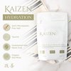 Kaizen Hydration - Premium Whole Body Hydration Drink - Energy, Focus, Wellness - Organic Electrolyte Mix with Irish Sea Moss, Taurine, Monkfruit Extract - Refreshing Lemon Lime Flavor - 8.88 oz