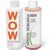 WOW Extra Strength Deep Keratin Hair Treatment Conditioning Straightening Keratin Proteins Amino Acids Argan Castor Oils Repair Damaged Color Treated Curly Straight Coarse Thin Hair (120ML+CS120)