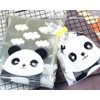 100PCS Panda Pattern Clear Cellophane Bags with 4" Twist Ties Sweet Cookie Candy Party Gift Wrapping Packaging Bags
