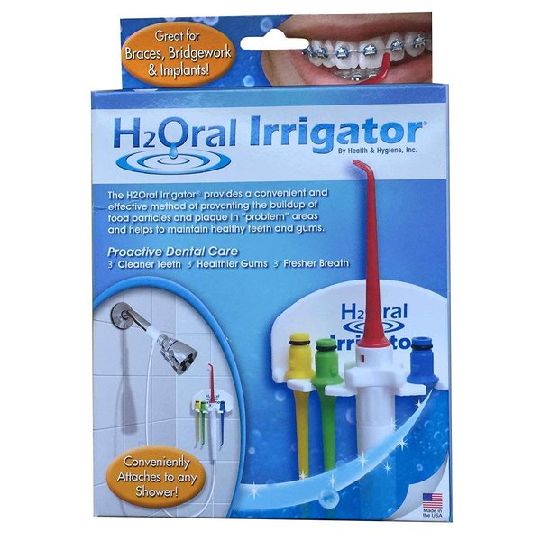 H2Oral Irrigator Dental Care System | Advanced 6x5x1.5in Shower Oral Irrigator for Healthy Gums and Teeth | Experience Superior Dental Hygiene at Home