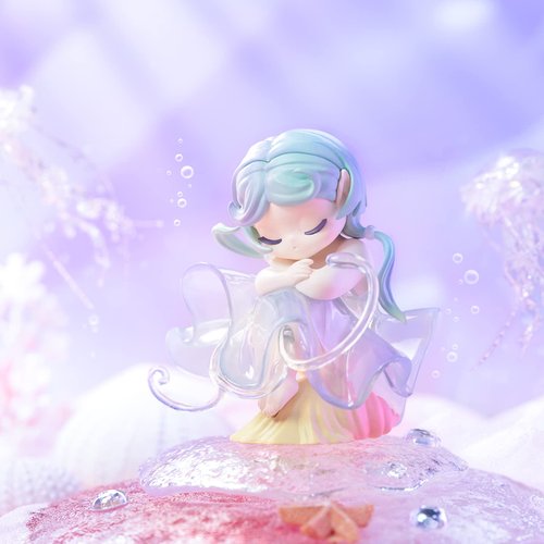 52TOYS Sleep Sea Elves Series 1PC Action Figure Collectible Toy Desktop Decoration 3.3 Inch Gift for Birthday Party Holiday