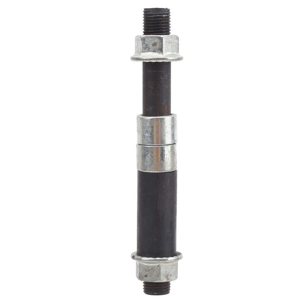 Dilwe Electric Scooter Front Wheel Axle, Steel Front Wheel Axle Wheel Bearing Replacement Accessories for 8 inch Electric Scooter 100x10mm Electric car scooter