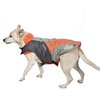 DOGHELIOS 'Lotus-Rusher' Waterproof 2-in-1 Pet Dog Jacket Coat with Removable Polar Fleece Lining w/ Blackshark technology, Medium, Orange, Charcoal Grey, Light Grey