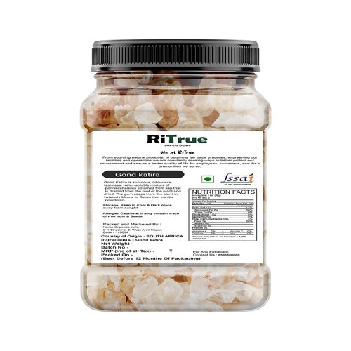 EXPORT STORE Gond Katira Pure Organic Edible Gum 300 Gm tragacanth Crystals Natural badam Pisin Almond Gum