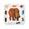 Fun Express Eric Carle Brown Bear, Brown Bear, What Do You See? Paper Dinner Plates - Party Supplies - Print Tableware - Print Plates & Bowls - Birthday - 8 Pieces