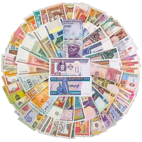 50 World Banknotes Different Paper Money UNC and AU Foreign Notes Old Currency Collection