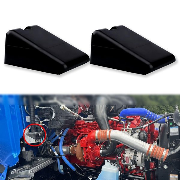 GYUPTRK L85-6081 2Pack Hood Bumper Support Fit for Peterbilt 567 579 Kenworth T680 T880 Left or Right Side Replace M75681 L856081