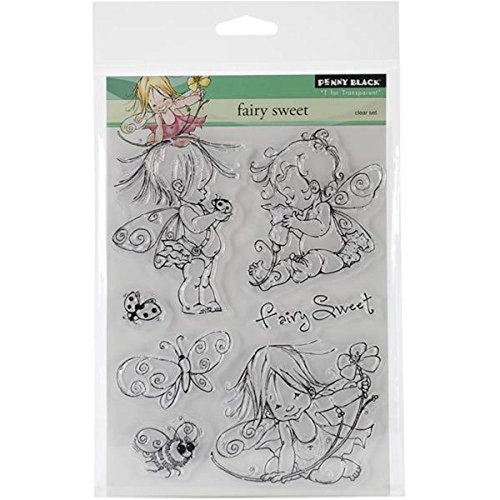 Penny Black Decorative Rubber Stamps, Fairy Sweet (30-151)