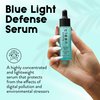 Cleen Beauty Blue Light Defense Serum | Facial Serum with Blue Light Protection Complex | Face Serum for Women | Serum for Face - Paraben Free | Skincare Products for Face | Hydrating Serum | 1 Fl Oz