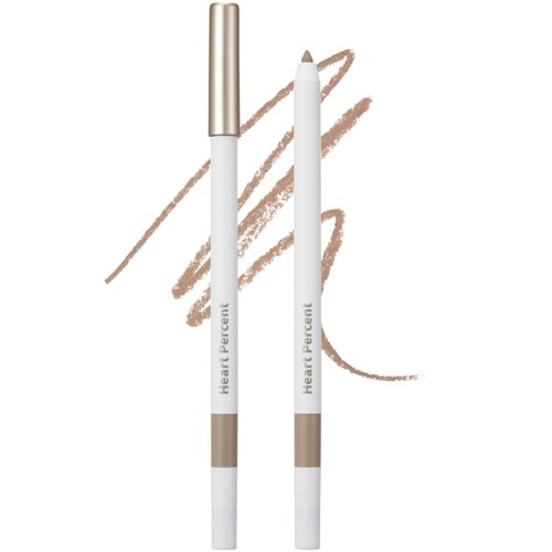 Heart Percent Dote On Mood Lip Pencil Slim, Defines and Fills Creamy Lip Liner Retractable Lipstick Pencil with Built-In Sharpener, #03. Oat Beige