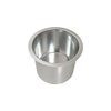 Yuanhe Aluminum Jumbo Cup Holder - 10 Pack Silver Poker Table Cup Holder Insert for Casino Game Table Sofa Boats Pontoon Marine Bench Desk RV Cars & Trucks