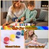 12Pcs Mini Acrylic Paint Set,Washable Paint Set in 8 Colors,5 ml Paint Strips for Kids & Adults,Filled Paint Sets with 12 Paintbrushes Perfect for Home Classroom Parties Painting Art Supplie