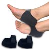Heel Cushion, Gel Heel Cups for Heel Pain Plantar Fasciitis, Heel Protectors Heel Pads Great for Aching Feet,Tendinitis, Bone spur, Cracked Heel Repair,for Men & Women (Black)