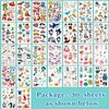 Partywind 380 Styles (30 Sheets) Luminous Tattoos for Kids, Mixed Styles Temporary Tattoos Stickers with Mermaid/Dinosaur/Space/Pirate for Boys and Girls, Glow Party Supplies Gifts