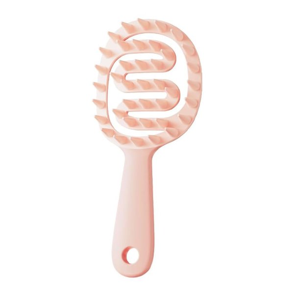 CIYOUYJXDIAN Vented Detangling Hair Brush Hair Scalp Massager Shampoo Brush (pink-1)